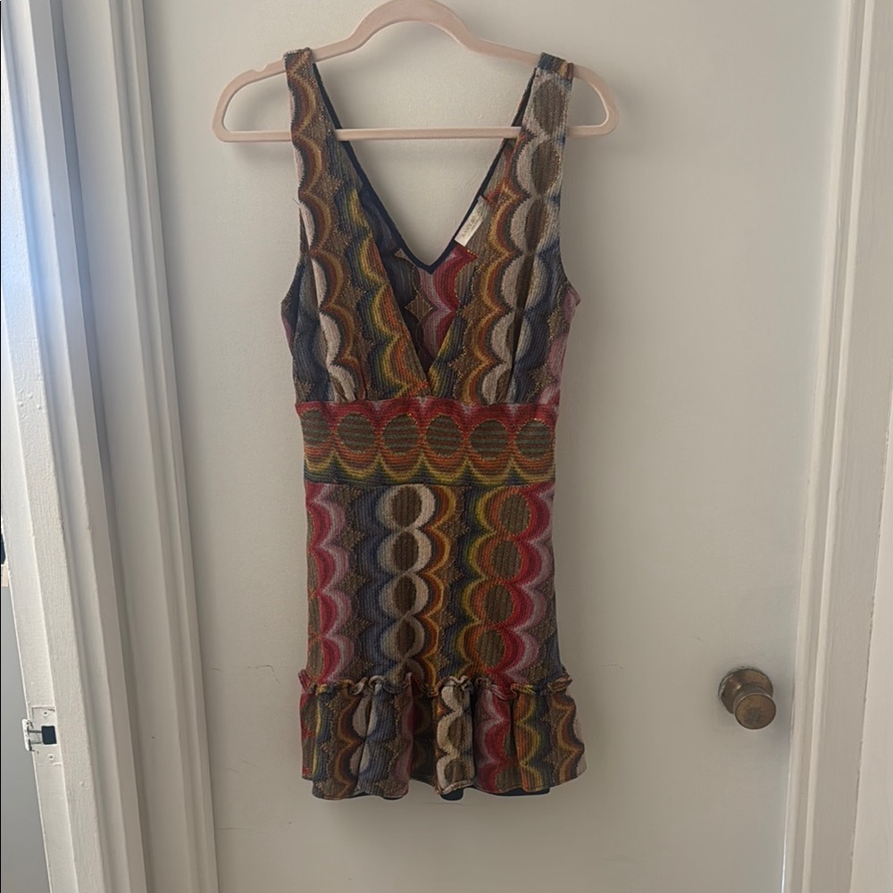 Ramy Brook Multicolor Sleeveless Knit Dress